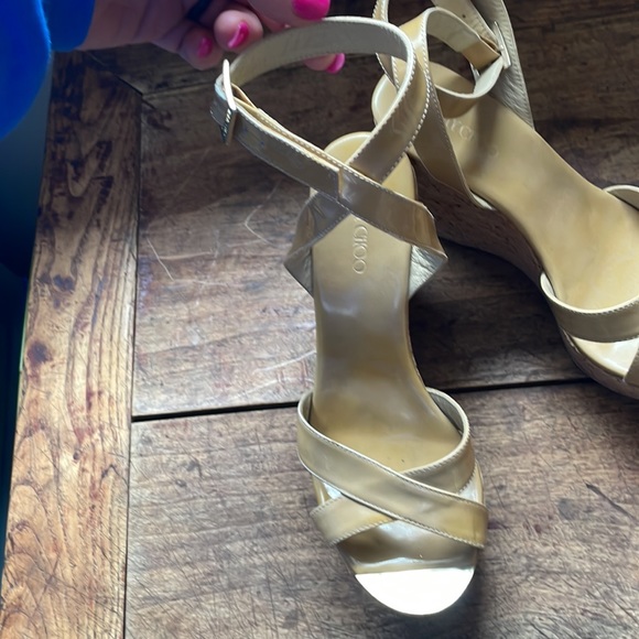 Jimmy Choo Wedges sz 38 1/2 incl orig box and dust bag - Picture 7 of 13